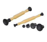 Hosrivae - Strumento per la lappatura delle valvole con ventose, rettifica della valvola del motore e lappatura manuale - 20 cm e 22 cm di lunghezza, resistente all'olio/costruzione in gomma, adatto