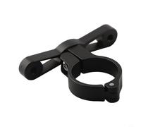 Hosrivae Supporto adattatore per portabottiglie in lega di alluminio, regolabile, per mountain bike, 8 cm x 3,5 cm, 40 g, colore nero, compatibile con Stan