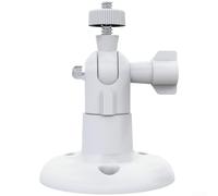 Hosrivae Supporto da parete per Eufy-Standard, rotazione di 360 gradi, sicurezza per interni ed esterni, supporto flessibile con fissaggio forte o viti, nero (bianco)
