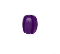 Hosrivae Supporto per canna da pesca in gomma riutilizzabile per canne a più sezioni, strumento di fissaggio elastico con impugnatura morbida, protezione antigraffio, compatibile (viola)
