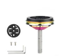 Hosrivae Supporto per supporto per computer da bici in alluminio per computer da ciclismo - Staffa leggera per cuffie da 22,7 g con angolo regolabile, M (D)