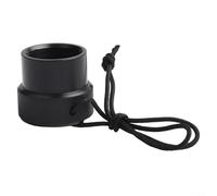 Hosrivae Tappo antipolvere per valvola del serbatoio delle immersioni subacquee, copertura protettiva in ABS compatibile con raccordi da 200 bar e 300 bar, ventilato, resistente all'acqua salata, nero