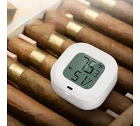 Hosrivae Termometro e igrometro wireless per serra, capannone di verdure e uso interno, temperatura reale/umidità con esportazione dati, funzione allarme e display LCD