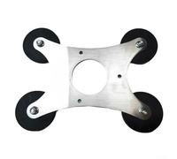 Hosrivae Tetto in lega di alluminio per Starlink, magnetico, resistente al vento, adatto per camper, camion, furgoni, barche e yacht, viti incluse