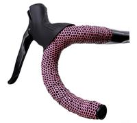 Hosrivae Texture Ciclismo Manubrio Nastro Combinazione Traspirante PU Top Layer E Shock Absorbing EVA Core (Rosa)