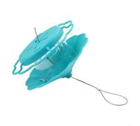 Hosrivae Vassoio in plastica per uccelli con drenaggio da appendere, altezza 1,134 g, per uccelli da giardino all'aperto, personalizzabile, trasparente per un design facile da pulire per uso selvaggio