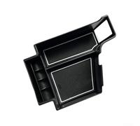 Hosrivae Vassoio portaoggetti per bracciolo auto per XC90 2017-2024, supporto per console centrale in ABS con elevata universalità, contenitore per piastra di montaggio nero