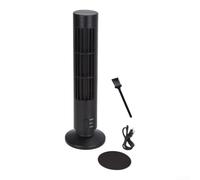 Hosrivae Ventilatore USB senza pale, sicuro, senza lama, per mini ventilatore a torre di raffreddamento, alto volume d'aria, basso rumore, con cavo USB, portatile, per famiglia, bambini, animali