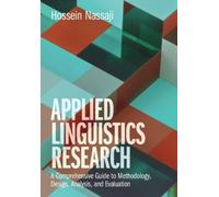 Hossein Nassaji Applied Linguistics Research (Copertina rigida)