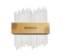 HOSSIAN - Bastoncini di ricambio per diffusori in fibra bianca, 50 pezzi, 7,5 "x 3,5 mm)