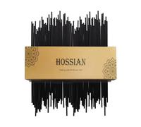 Hossian. Set di 100 bastoncini Reed Diffusore - Rattan-Reed Sticks -Diffus Bottiglie di vetro-Ricariche per diffusori- Spa-Aromaterapia, (Nero 20cm*3.5mm)