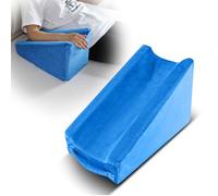 Hossmily Cuscino di sollevamento del braccio, cuscino di sollevamento del braccio eccellente, cuscino ergonomico di supporto del gomito per dormire, cuscino per gomiti, con federa rimovibile, blu