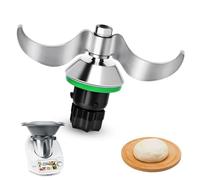 Hossom Coltello per Impastare per Bimby TM6/ TM5, Gruppo Coltelli Bimby TM5 TM6 in Acciaio Inox SUS420, Thermomix Ricambi Robot da Cucina Lame, Nessun Residuo di Pasta, Pulizia Rapida della Lama
