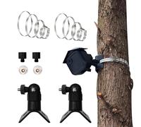 Hossom Flessibile Supporto per Blink Outdoor Telecamer, 2 Pezzi Supporto Sorveglianza Universale Staffa Montaggio 1/4'' Giunto con 3/8'' Adattatore Regolabile Compatibile con Blink Arlo Ring ecc