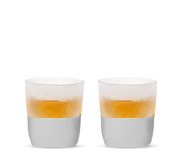 Host Bicchieri refrigeranti in vetro per whisky, a doppia parete, bicchieri per whisky, bicchieri isolati, set di 2 bicchieri da 260 ml