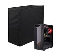 Host Computer Case - 50x21x46cm Desktop PC Cover, Oxford Cloth dustProtection with Zipper, Full CPU Case for Desktop Computers | Computer dustCover for Office, Home, Gaming PC and Workstation