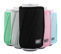 HOST Insta-Chill Slim Can Cooler, flessibile e congelabile per lattine da 340 ml Slim, colore nero
