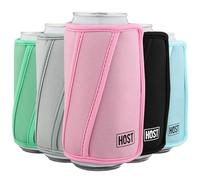 HOST Insta-Chill Slim Can Cooler, flessibile e congelabile per lattine da 340 ml Slim, colore rosa