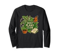 Host Plant Club Giardino Farfalle Asclepiade Bruco Maglia a Manica