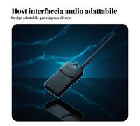Host wireless a conduzione ossea, lunga distanza, insegnamento, formazione