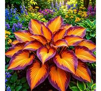 Hosta senza luce solare - Hosta tollerante all'ombra per interni ed esterni - L'acqua è sufficiente per la crescita-8 PCS-I