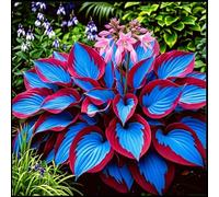 Hosta tolleranti all'ombra sotto gli alberi/Inverdimento specifico per aree ombreggiate sotto gli alberi/Possono essere piantate in gruppi/Facili da curare-8 PIECE-B