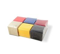 Hostelnovo - 450 pezzi tovaglioli in carta, colori assortiti: Giallo, rosso, blu navy, bordeaux, nero e naturale, adatti per cocktail, 10 x 10 cm