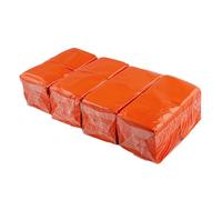 Hostelnovo - 600 pezzi di tovaglioli arancioni da tavolo - Carta usa e getta - Micropunto - 10 x 10 cm (piegata) e 20 x 20 cm (aperto) - Ideale per eventi di catering, bar e feste