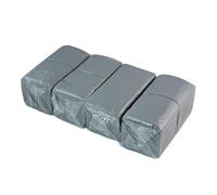 Hostelnovo - 600 pezzi di tovaglioli grigio da tavolo - carta usa e getta - micropunto - 10 x 10 cm (piegata) e 20 x 20 cm (aperto) - Ideale per eventi di catering, bar e feste