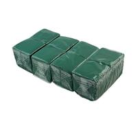 Hostelnovo - 600 pezzi di tovaglioli verdi da tavolo - carta usa e getta - micropunto - 10 x 10 cm (piegati) e 20 x 20 cm (aperti) - Ideale per eventi di catering, bar e feste