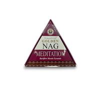 HOSTENATURA Golden NAG Coni di Riflusso Meditazione - Coni Incenso Blackflow - 10 Coni - OSTENATURA