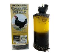 HOSTENATURA | Velone esoterico Oca Nera 14x6 cm | Rituale di Protezione e Pulizia Energetica | Contro Male Occhio, Incantesimi, Nemici e Energie Negative | Produzione Artigianale