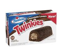 Hostess Cioccolato Cake Twinkies, 10 pezzi confezionati singolarmente al cioccolato Spagna Spagna Snack con ripieno cremoso, mini torte per spuntini on-the-go, lunchbox, feste, Goodie Bag Filler