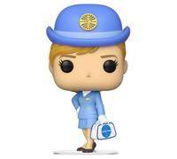 Hostess Pan Am con licenza ufficiale con borsa bianca Funko Pop Figura in vinil