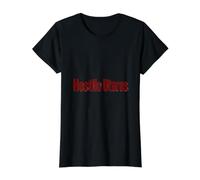 Hostile Uterus PRO Choice Femminista Diritti delle Donne Divertimento Arrabbiato Maglietta con Stampa Grafica Economica, Donna, Nero, L
