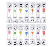 HOSTK 14pcs 2min Tooth Brushing Sand Timer Clessidra Clessidra Orologio spazzolino da denti per i bambini Regalo dei bambini Cook Meeting Reading Classroom Kitchen Home Office Decoration