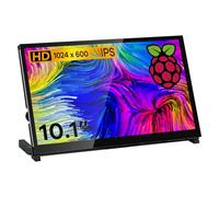 Hosyond 10.1 "IPS LCD Touch Screen capacitivo Display HDMI Monitor portatile 1024X600 Built-in Dual Altoparlanti per Raspberry Pi 4 3 2 Zero B+Modello B Xbox PS4 Windows 7/8/10