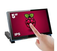 Hosyond Display touchscreen IPS MIPI DSI da 5 pollici, compatibile con Raspberry Pi 4/3, schermo capacitivo 800x480 pixel, interfaccia senza driver