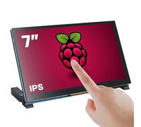 Hosyond Schermo touchscreen IPS da 7 pollici, compatibile con Raspberry Pi 4/3, schermo capacitivo 1024 x 600 pixel, interfaccia MIPI DSI senza driver