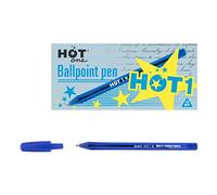 HOT 1 - Penna a sfera, 12 pezzi, colore: Blu
