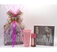 Hot 4u - Set regalo da donna, 2 pezzi, profumo EDP da 100 ml e gel doccia da 175 ml, confezione regalo