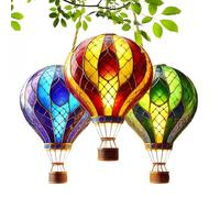 Hot Air Balloon Decor, Acrylic Waterproof Hanging Ornaments, Colorful Decorative Pieces for Yard, Garden, Farm, Bedroom, Night Events, Teens, Kids, Thanksgiving Celebrations