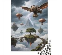 Hot Air Balloon Puzzle Da 1000 Pezzi, Architettura Olistica, Esperienza Catartica, Decorazione Parlante 1000pcs (75x50cm)
