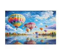 Hot Air Balloon Puzzle Games for Adults E Bambini - for Creativity And Mindfulness - Challenging Jigsaw Puzzles 1000 Pezzi for Family (75×50cm)