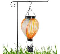 Hot Air Balloon Solar Lantern - Outdoor Waterproof Hanging Light, Decorative Garden Pathway Lamp, Energy-Saving Illumination for Homeowners Holiday Decorators, Landscape Lighting, Multi Color Glow