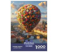 Hot Air Balloon1000 Piece Jigsaw Puzzles for Adults Educational Games RomanticFun And Challenging for Home Decoration Great Gift Idea38x26cm/1000pcs