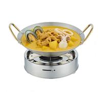 Hot Alcool con pentola,Attrezzature da Cucina Portatile per Esterni | Alcool Cooker con Casseruola - per Campeggio, Escursionismo, Viaggi, Spiaggia, Road Trip, Navigazione e Camp