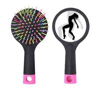 Hot Beauty Girl Women Outline Salon Detangling Hair Brush Cushion Base