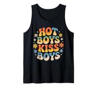 Hot Boys Kiss Boys Orgoglio Queer LGBTQ - Canotta