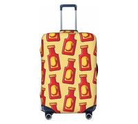 Hot Chili - Coperture elastiche per bagagli da viaggio, 45-81 cm, Nero , M